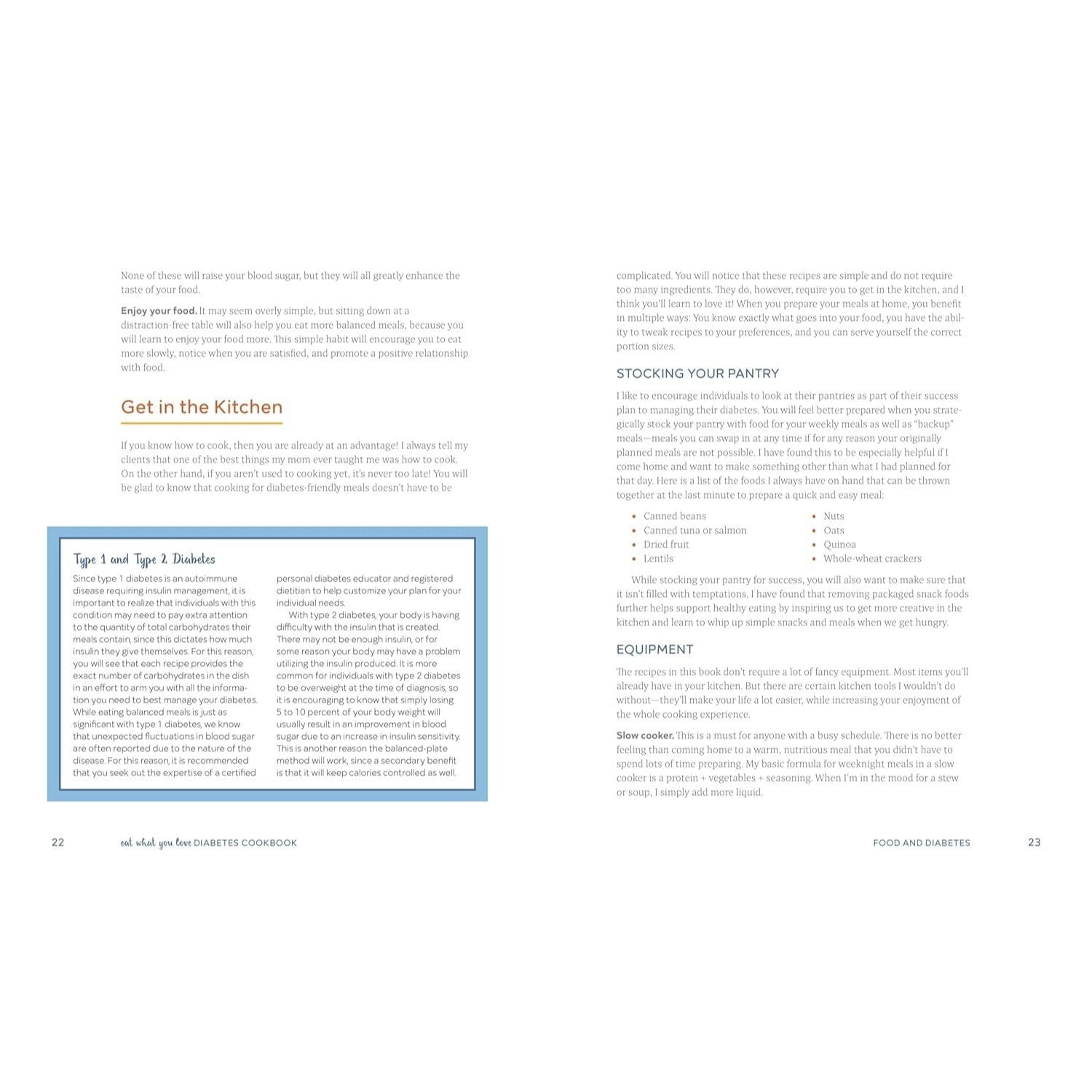Eat What You Love Diabetic Cookbook: Comforting, Balanced Meals