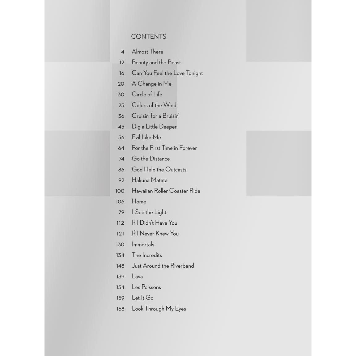 Contemporary Disney: 50 Favorite Songs - Disney Piano Book for Piano, Guitar, Vocal - Outstanding Sheet Music Book Collection - Vocal, Guitar, and Pia (Spiral Bound)