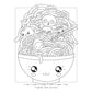 Cute Kawaii Color by Number