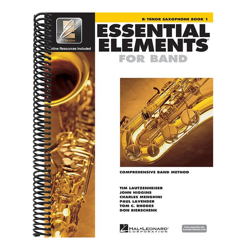Essential Elements for Band - BB Tenor Saxophone Book 1 with Eei (Book/Online Media) [With CDROM and CD (Audio) and DVD]