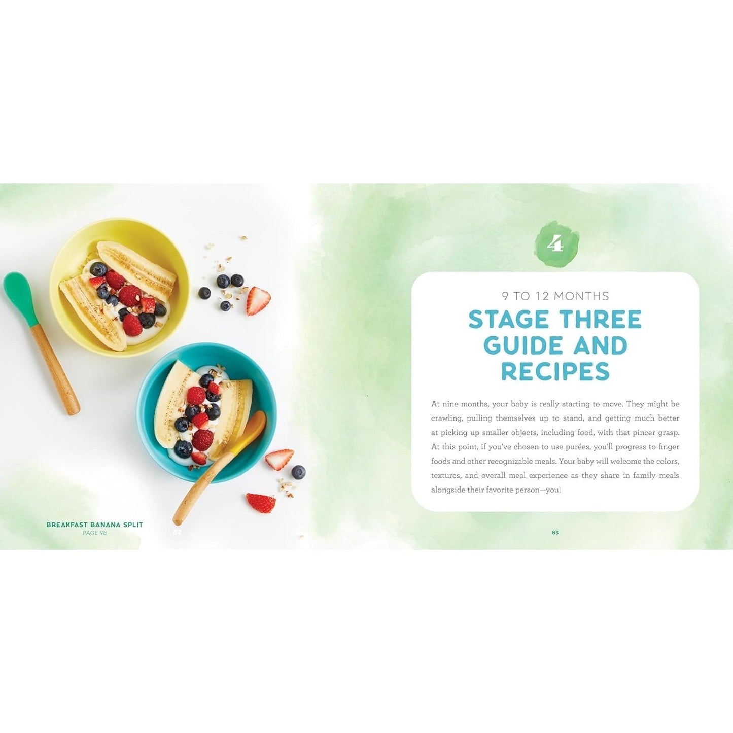 Stage-By-Stage Baby Food Cookbook: 100+ Purées and Baby-Led Feeding Recipes for a Healthy Start