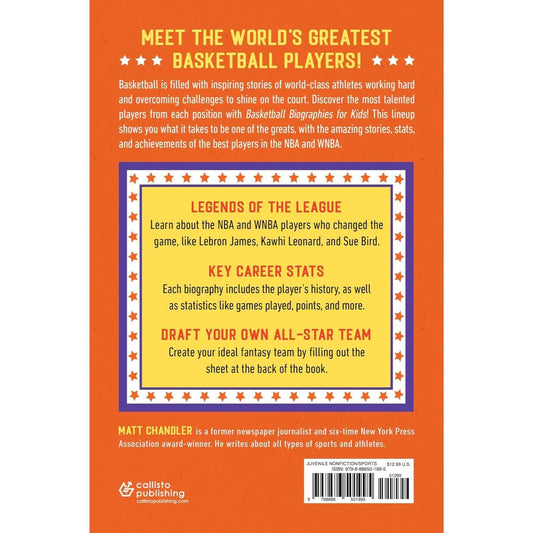 Basketball Biographies for Kids: Stories of Basketball's Most Inspiring Players