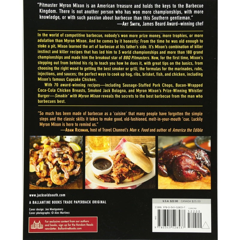 Smokin' with Myron Mixon: Recipes Made Simple, from the Winningest Man in Barbecue: A Cookbook (Spiral Bound)