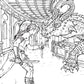 Dragon Riders: A Fantasy Coloring Book
