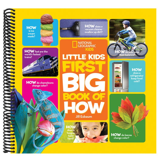 National Geographic Little Kids First Big Book of How (National Geographic Little Kids First Big Books) (Spiral Bound)