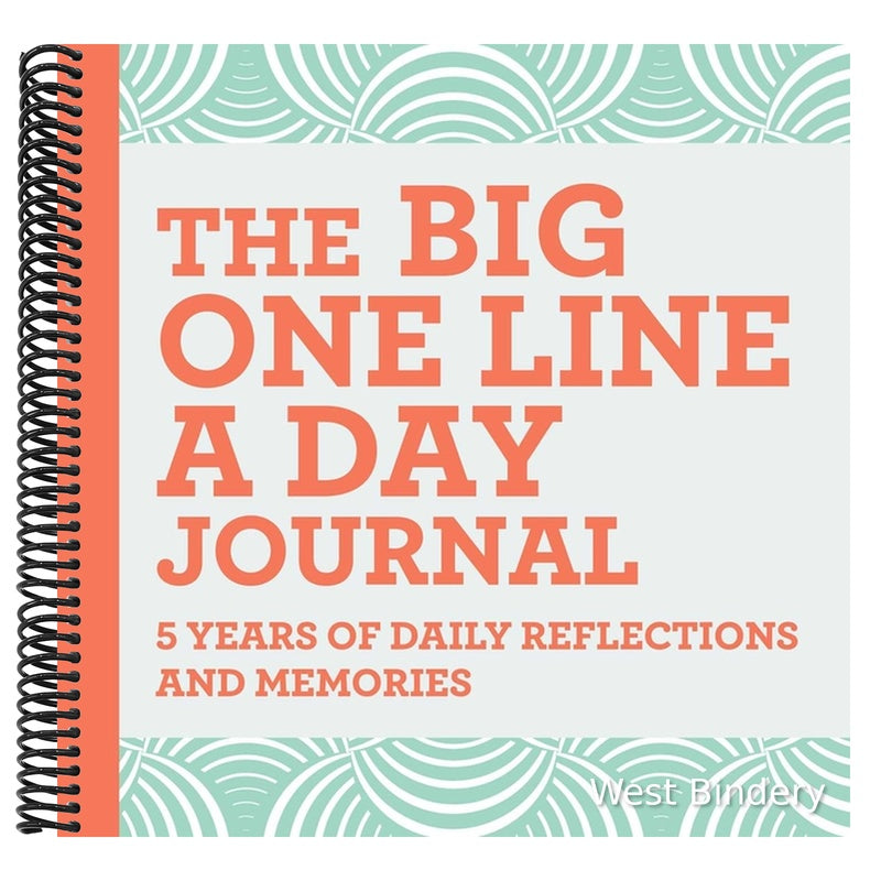 The Big One Line a Day Journal: 5 Years of Daily Reflections and Memories