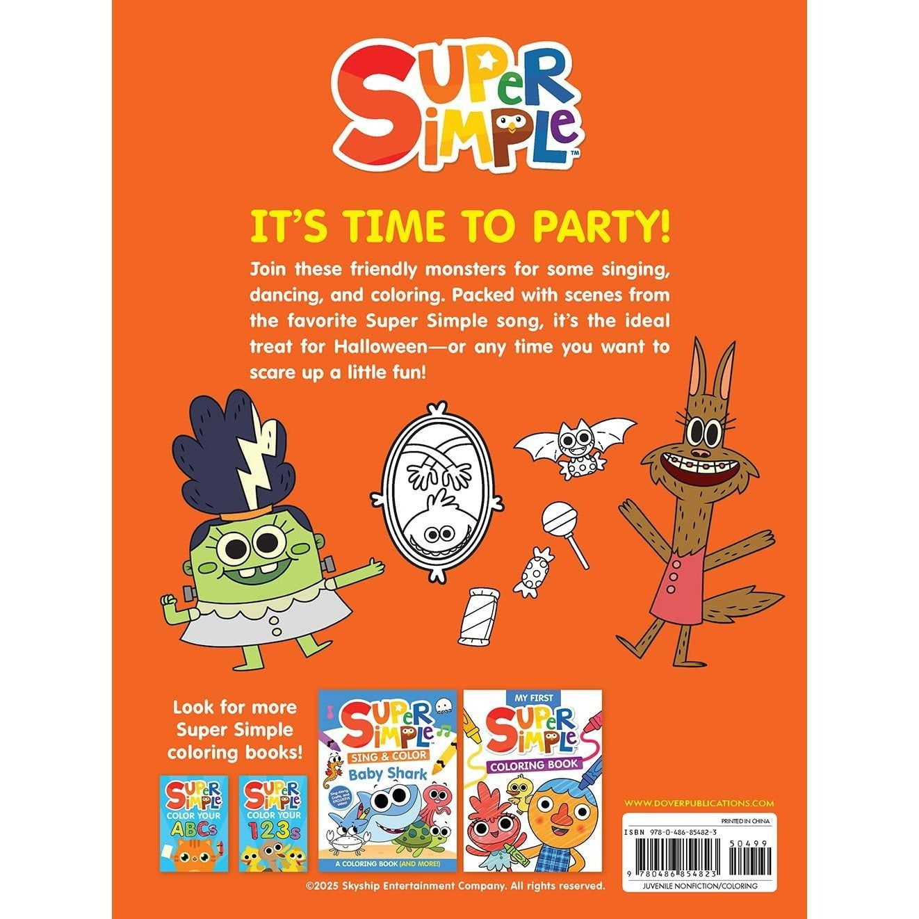 Super Simple Monster Party Coloring Book