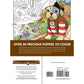 Creative Haven Playful Puppies Coloring Book