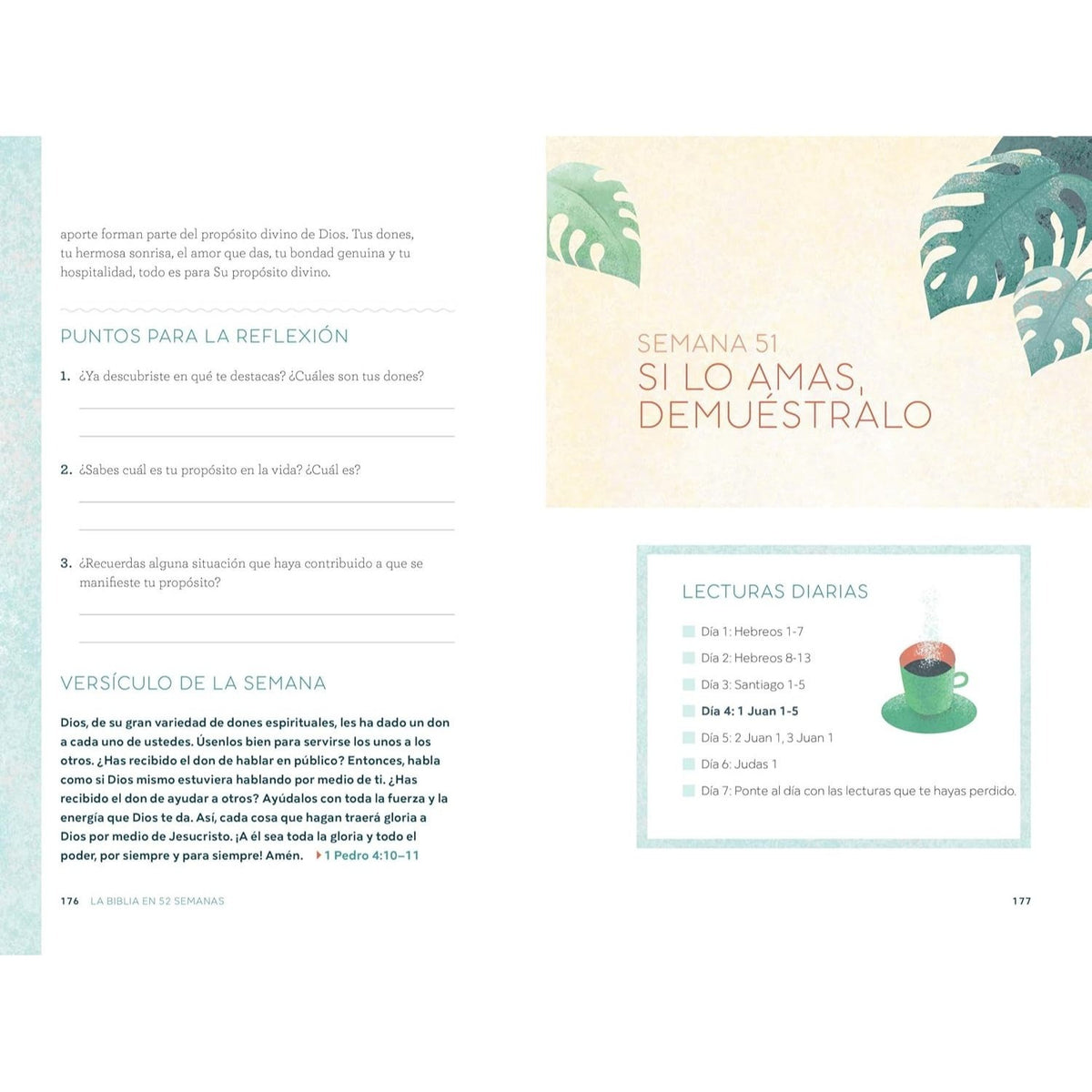 La Biblia En 52 Semanas: Un Estudio Bíblico Anual Para La Mujer