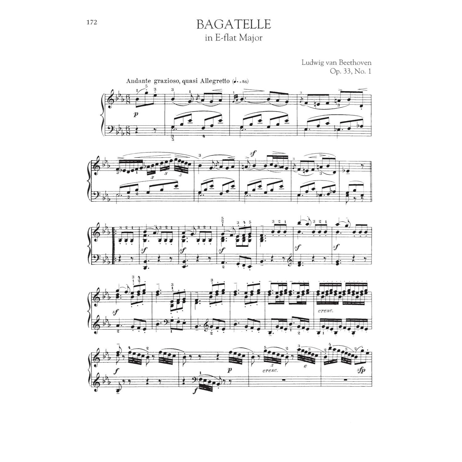 Beethoven - Favorite Piano Works Schirmer Library of Musical Classics Vol. 2071 Sonatas, Variations and Bagatelles