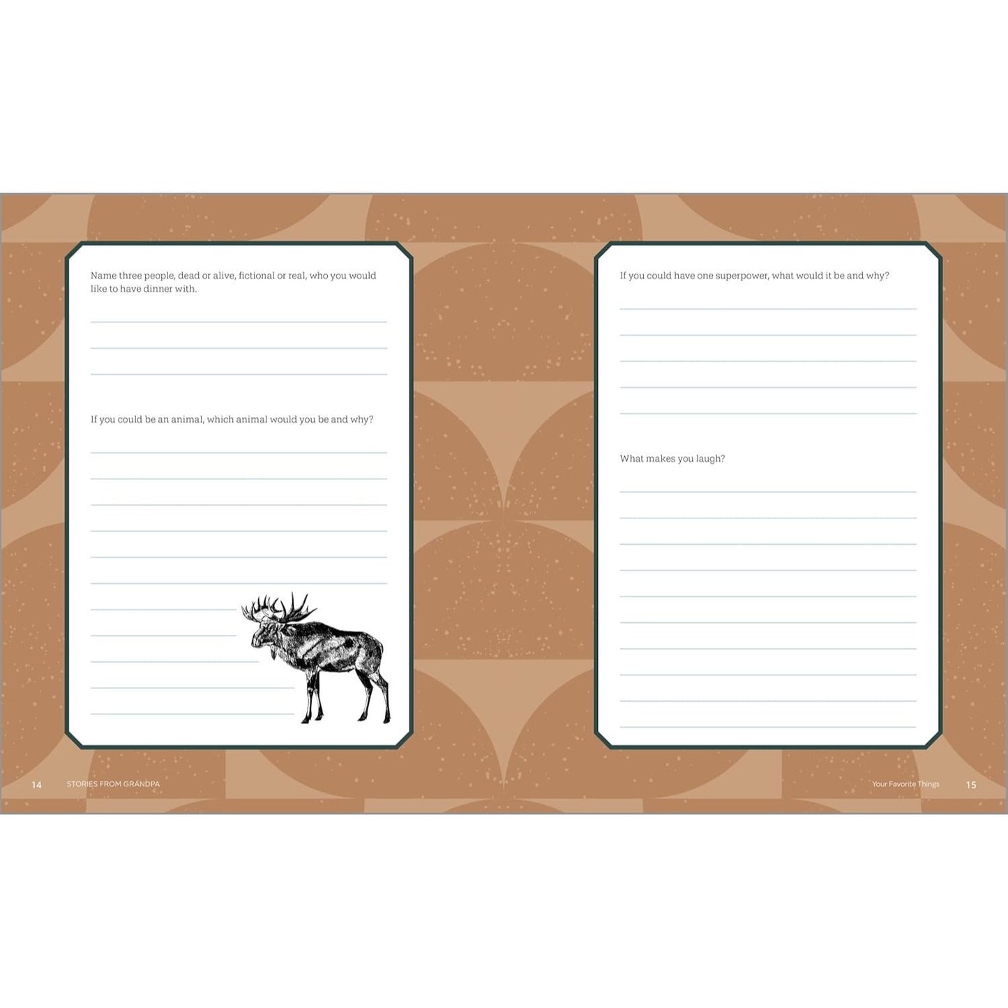 Stories from Grandpa: A Fill-In Journal and Family Keepsake