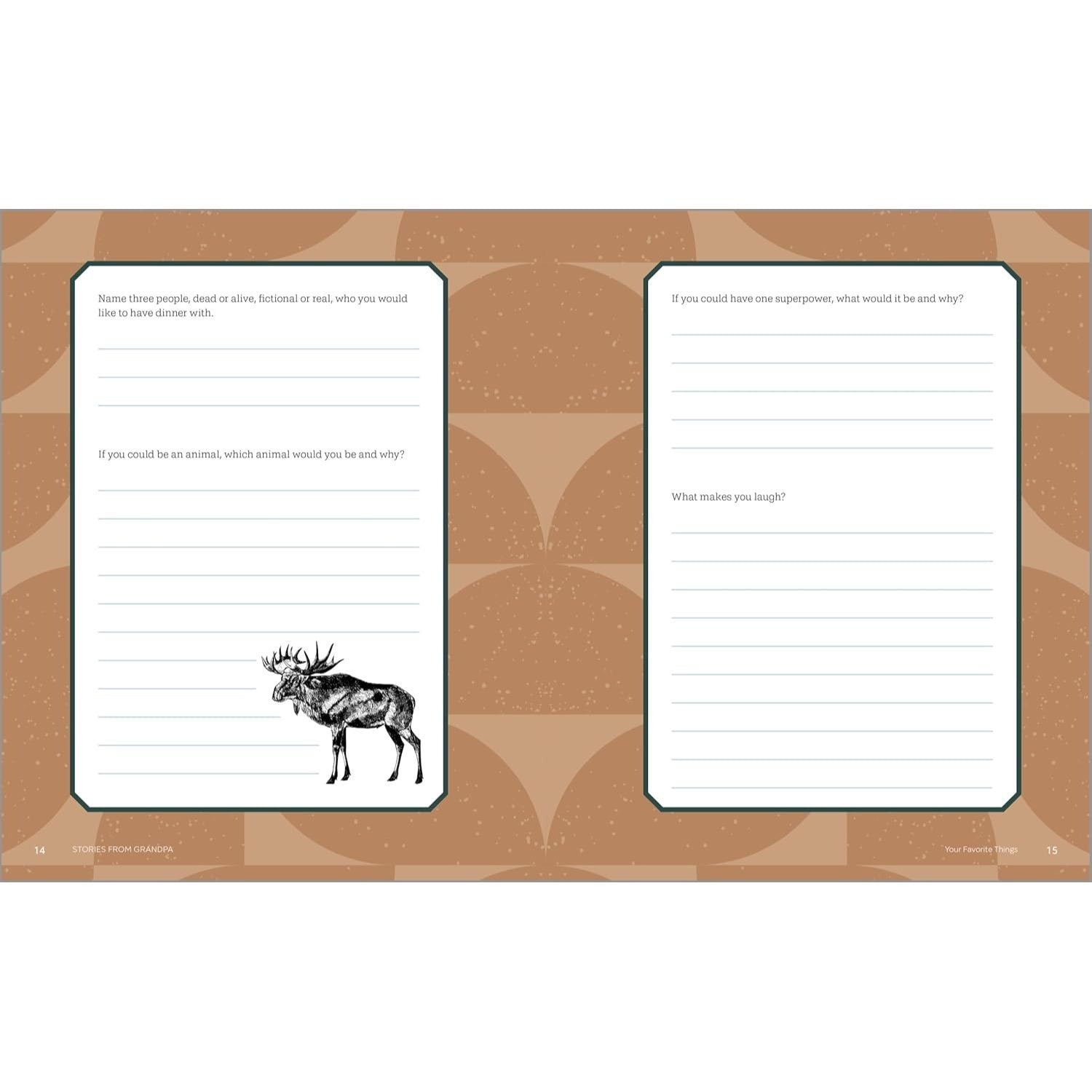 Stories from Grandpa: A Fill-In Journal and Family Keepsake