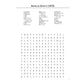 At the Movies Word Search Puzzles
