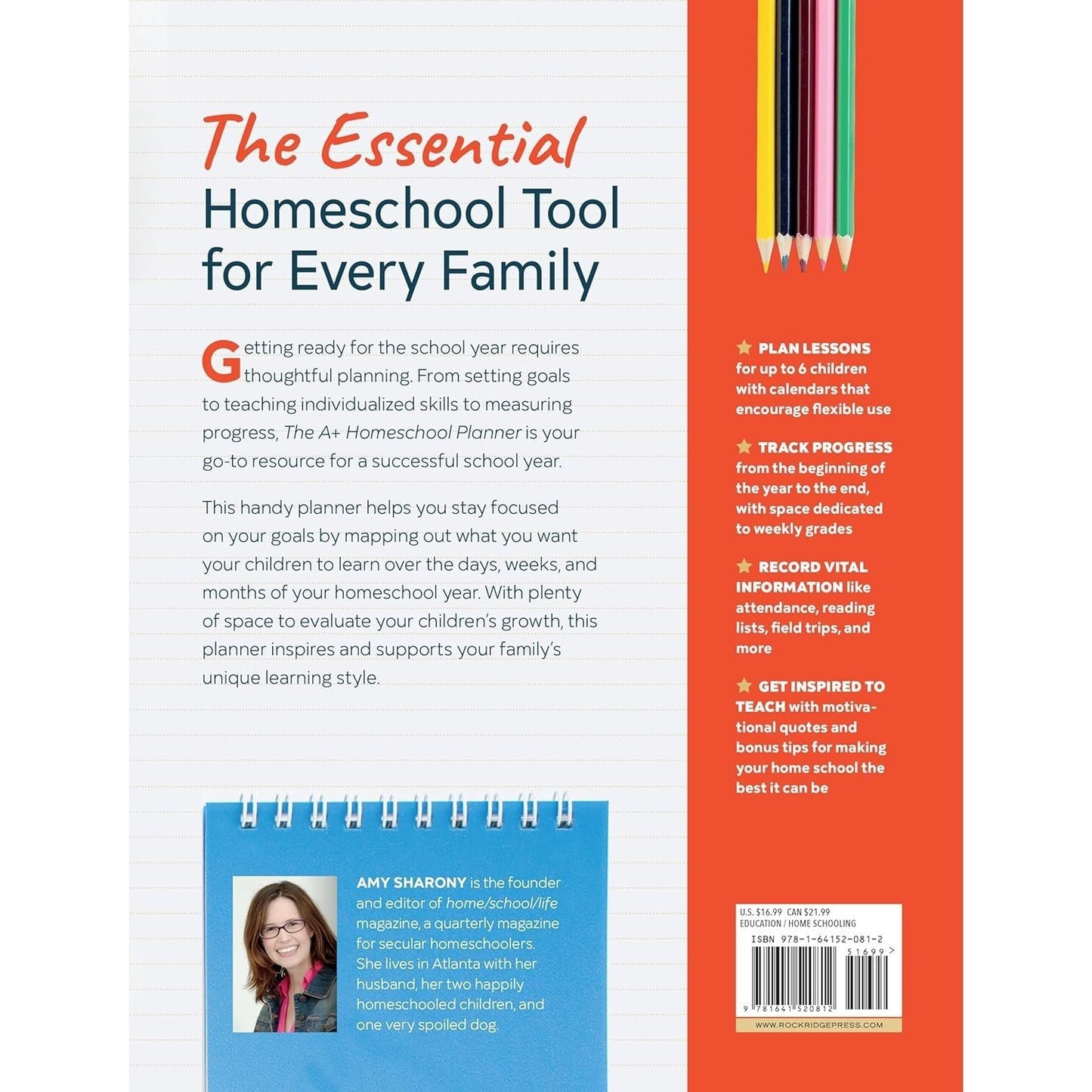 The A+ Homeschool Planner: Plan, Record, and Celebrate Each Child's Progress