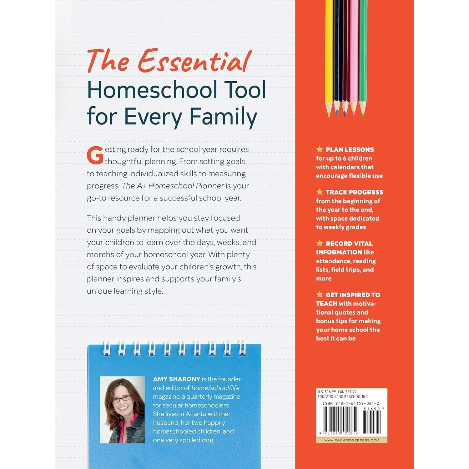 The A+ Homeschool Planner: Plan, Record, and Celebrate Each Child's Progress