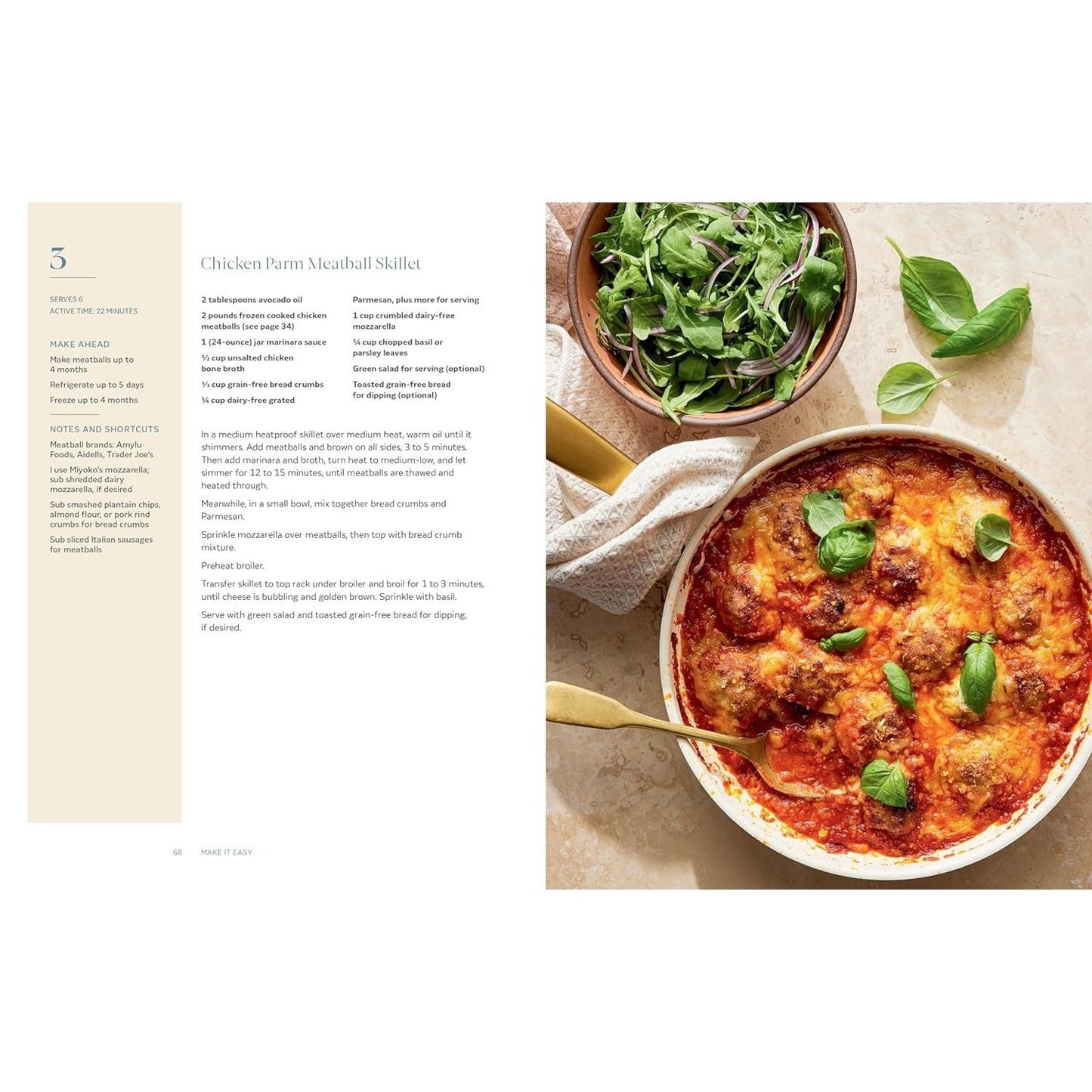 Make It Easy: A Healthy Meal Prep and Menu Planning Guide [A Cookbook] (Spiral Bound)