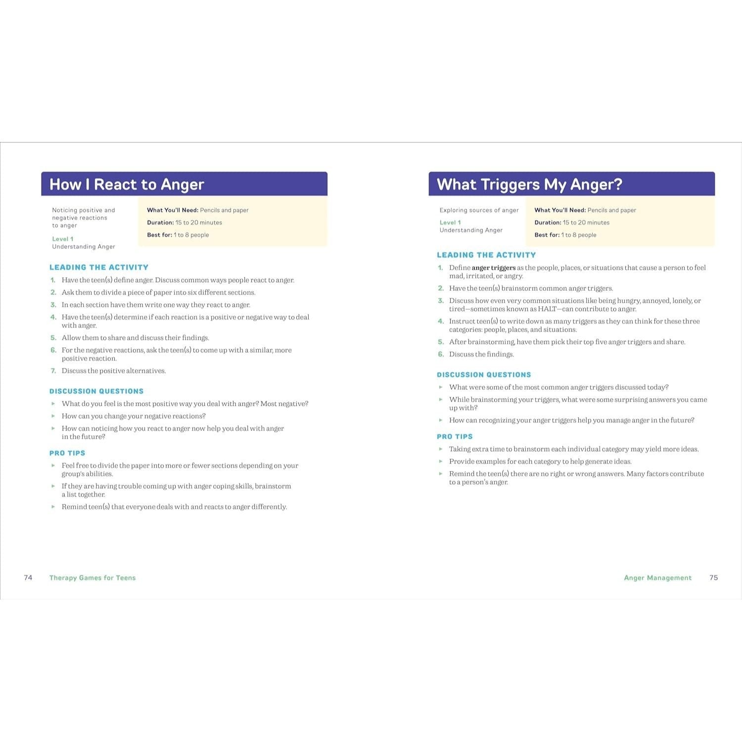 Therapy Games for Teens: 150 Activities to Improve Self-Esteem, Communication, and Coping Skills (Spiral Bound)