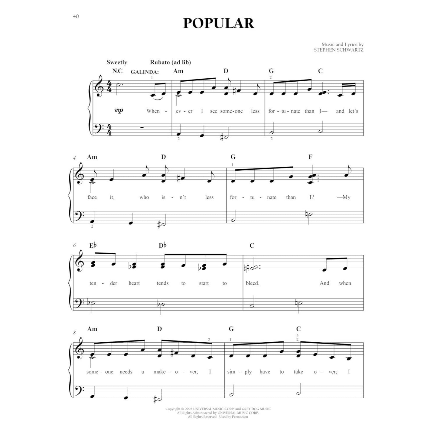Wicked - Complete Movie Collection for Easy Piano: Souvenir Folio with Full-Color Photos