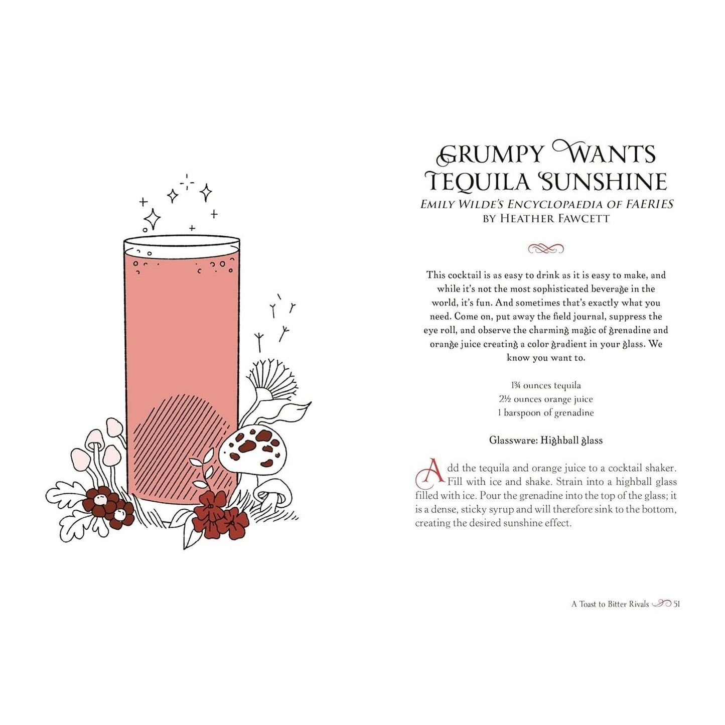 A Coupe of Thorns and Rosé: Romantasy Cocktails to Quench Your Thirst: A Cocktail Recipe Book (Spiral Bound)