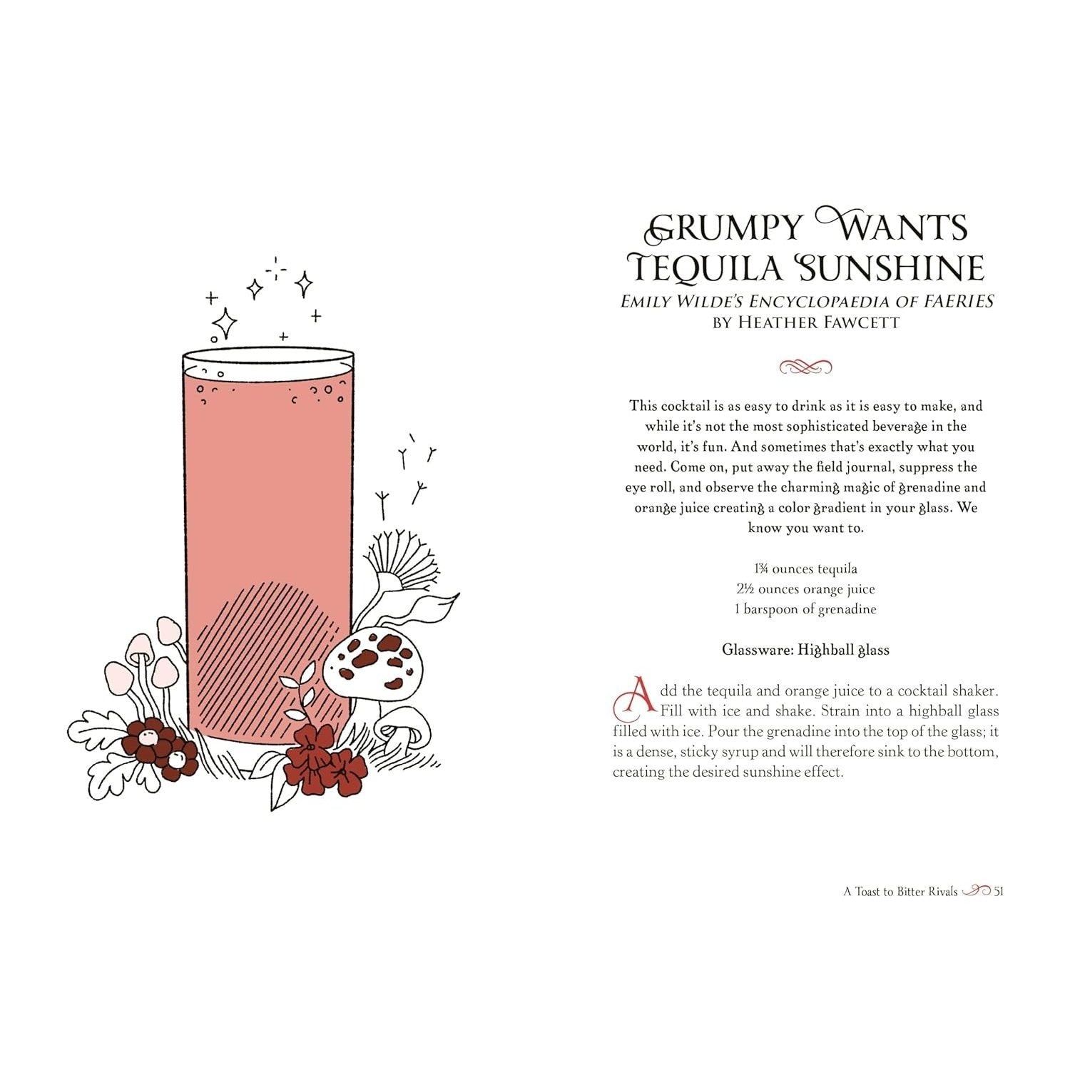 A Coupe of Thorns and Rosé: Romantasy Cocktails to Quench Your Thirst: A Cocktail Recipe Book (Spiral Bound)