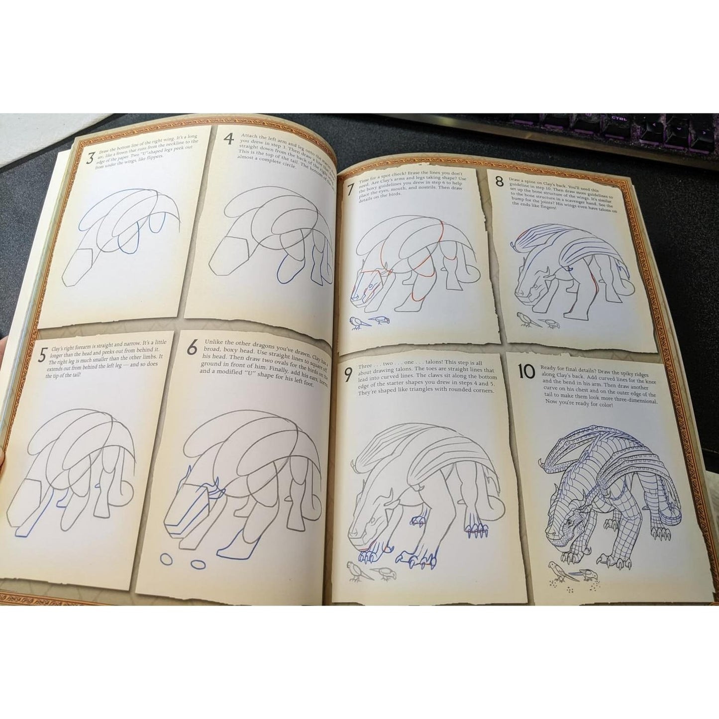 Wings of Fire: The Official How to Draw (Spiral Bound)