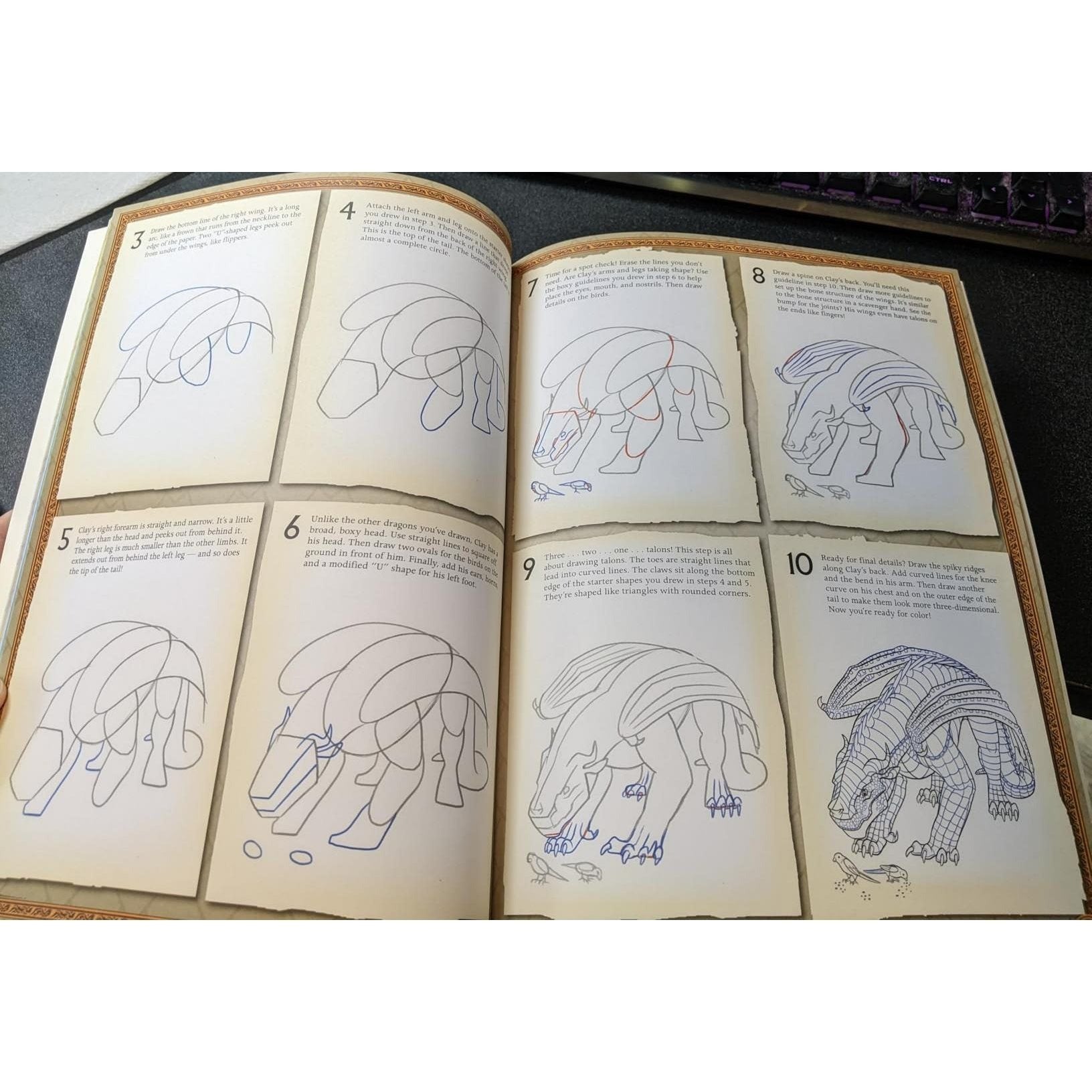 Wings of Fire: The Official How to Draw (Spiral Bound)