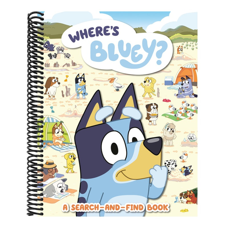 Where's Bluey?: A Search-And-Find Book (Spiral Bound)