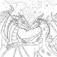 Fourth Wing: The Official Coloring & Sticker Book (Includes 2 Pages of Stickers to Color)
