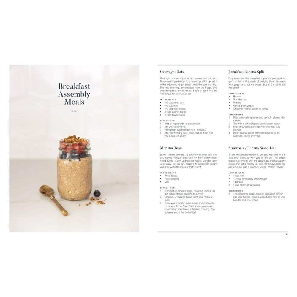 The Simplified Cookbook: Delicious Meals with Effortless Prep (60 Recipes + 60 Assembly Meals) - The Perfect Gifts for Busy Moms and Dads