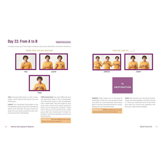 American Sign Language for Beginners: Learn Signing Essentials in 30 Days (Spiral Bound)
