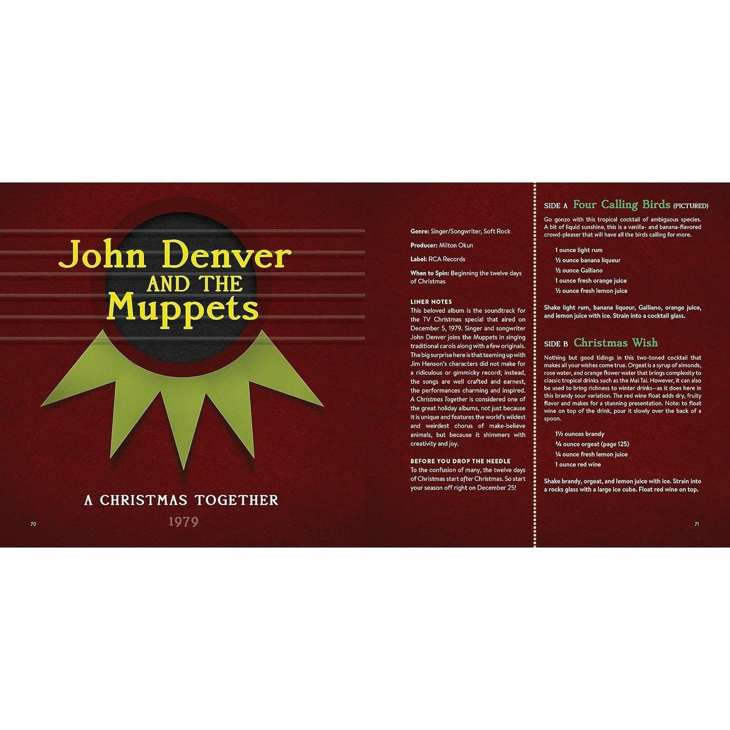A Booze & Vinyl Christmas: Merry Music-And-Drink Pairings to Celebrate the Season