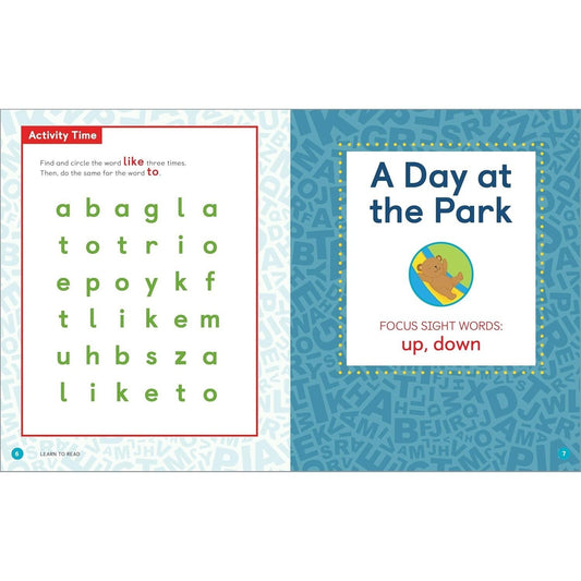Learn to Read: Sight Words Storybook: 25 Simple Stories & Activities for Beginner Readers (Learn to Read) (Spiral Bound)