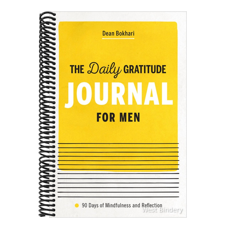 The Daily Gratitude Journal for Men: 90 Days of Mindfulness and Reflection