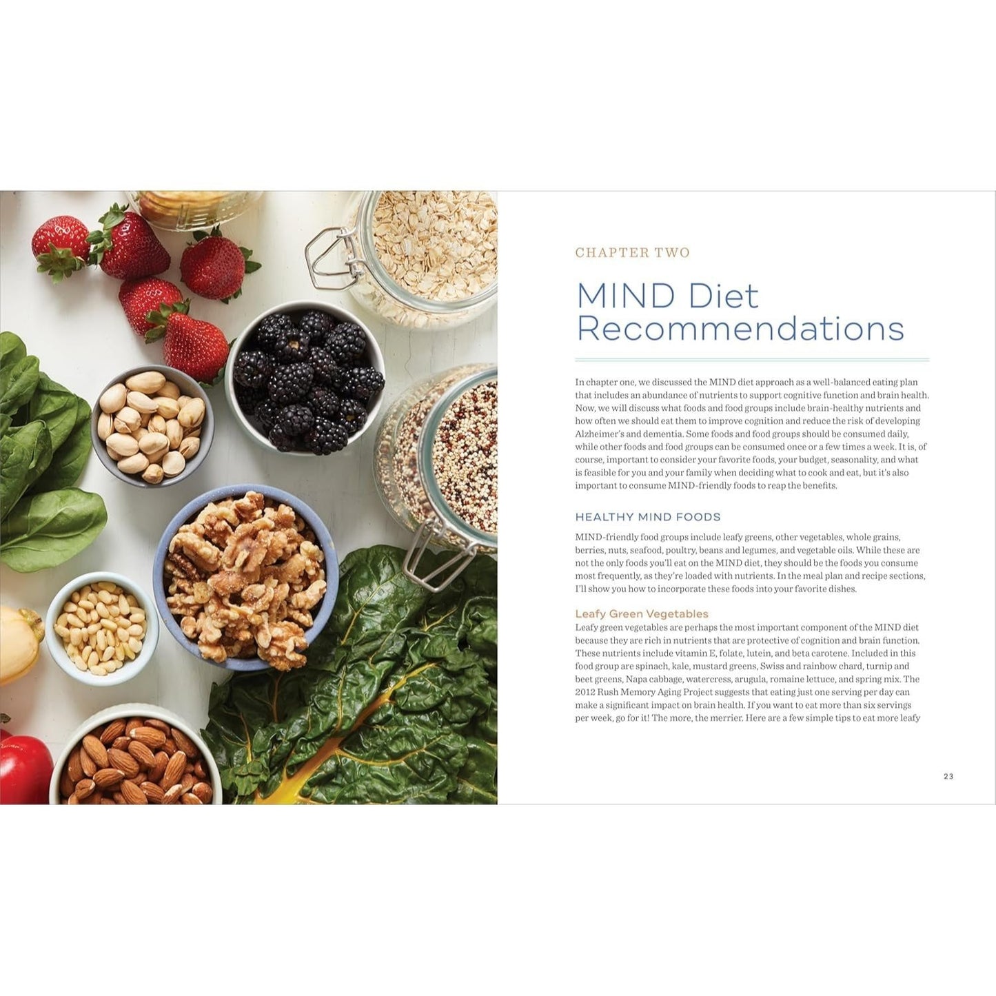 The Mind Diet Plan and Cookbook: Recipes and Lifestyle Guidelines to Help Prevent Alzheimer's and Dementia