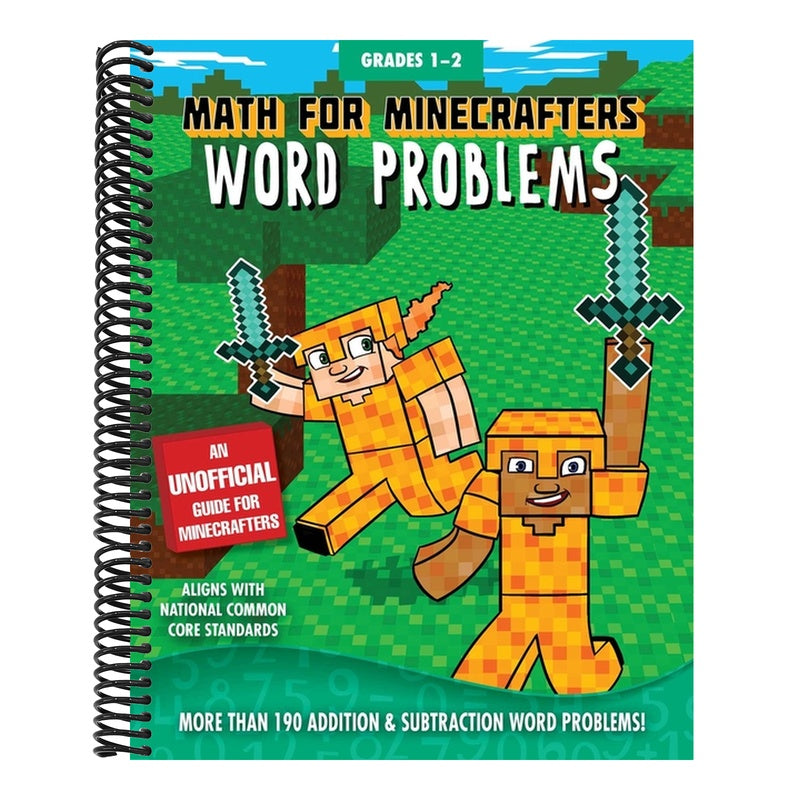 Math for Minecrafters Word Problems: Grades 1-2
