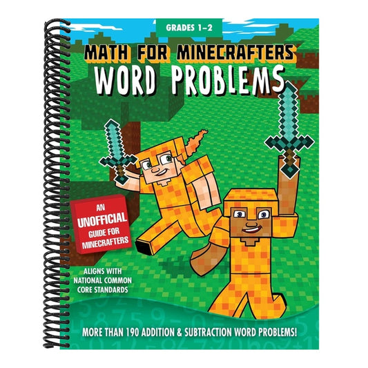 Math for Minecrafters Word Problems: Grades 1-2