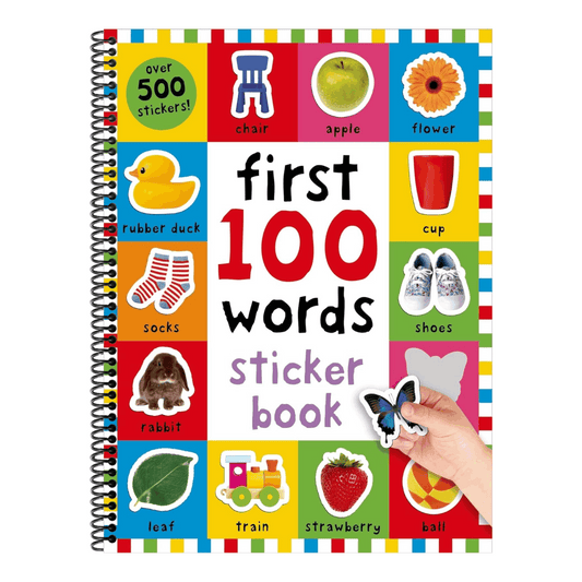 First 100 Stickers: Words: Over 500 Stickers (First 100) (Spiral Bound)