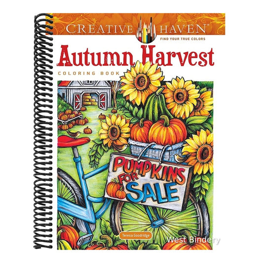 Creative Haven Autumn Harvest Coloring Book