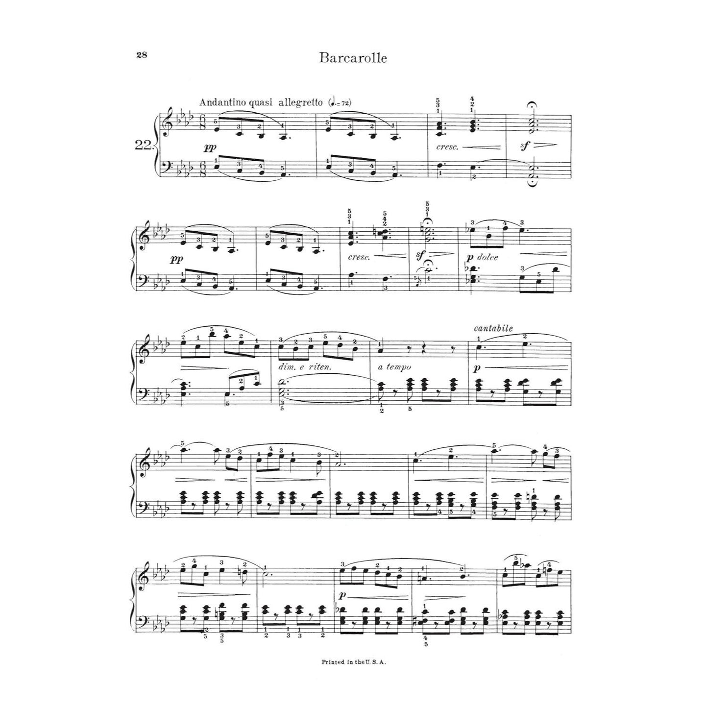 Burgmuller - Twenty-Five Easy and Progressive Studies, Op. 100 Piano Method for Intermediate Players Schirmer Library of Musical Classics Sheet Music