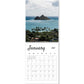 MUKAWA 2027 Beach Wall Calendar, 12 Coastal Scenes, 11.5 x 14.7 in