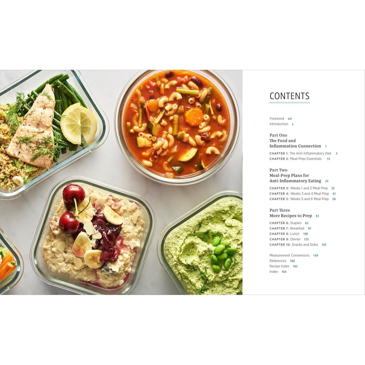 Anti-Inflammatory Diet Meal Prep: 6 Weekly Plans and 80+ Recipes to Simplify Your Healing (Spiral Bound)