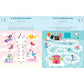 Kindergarten Activity Book Unicorns: 75 Games to Practice Early Reading, Writing, and Math Skills (School Skills Activity Books) (Spiral Bound)