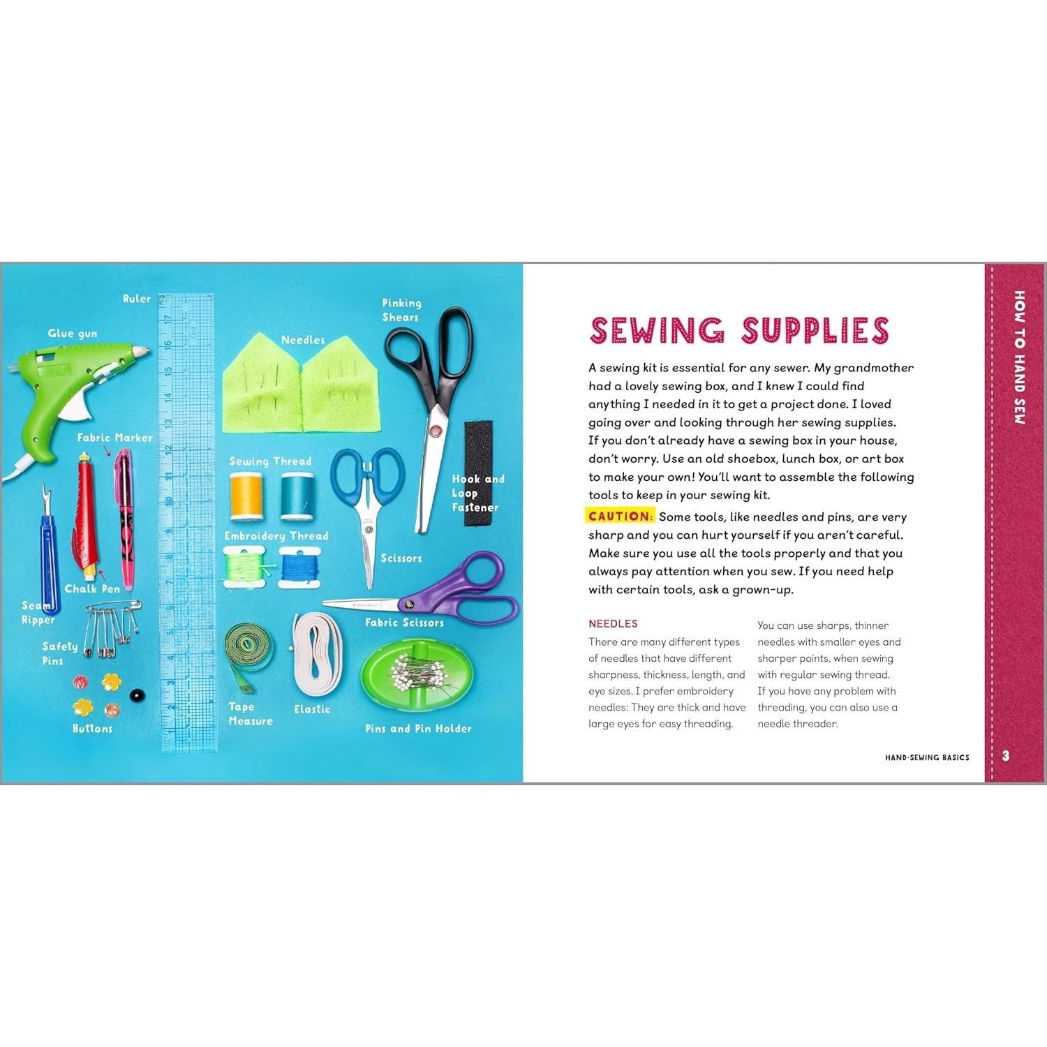 Sewing for Kids: 30 Fun Projects to Hand and Machine Sew (Spiral Bound)