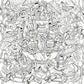 Mythographic Color and Discover: Dream Garden: An Artist's Coloring Book of Floral Fantasies