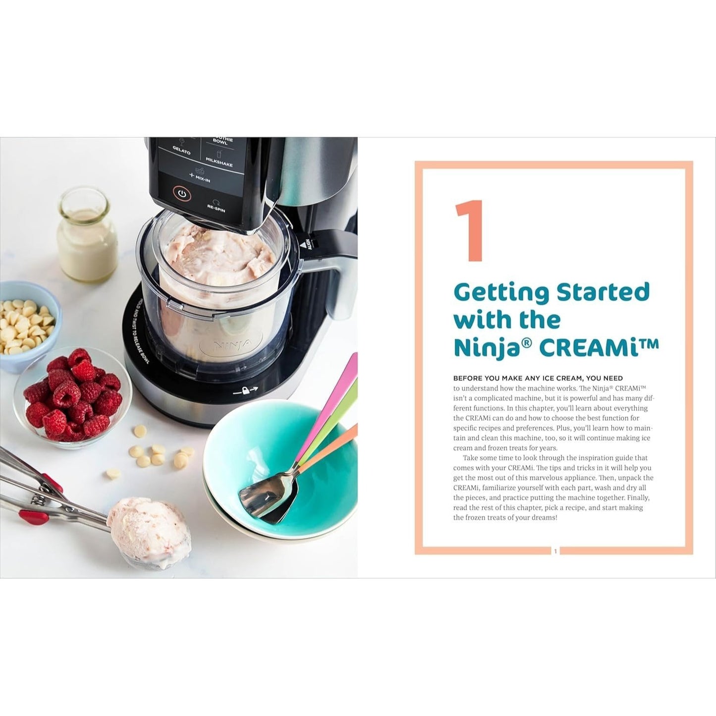 Ninja Creami Cookbook for Beginners: Homemade Ice Cream, Gelato, Sorbet, and Other Frozen Treats (Spiral Bound)