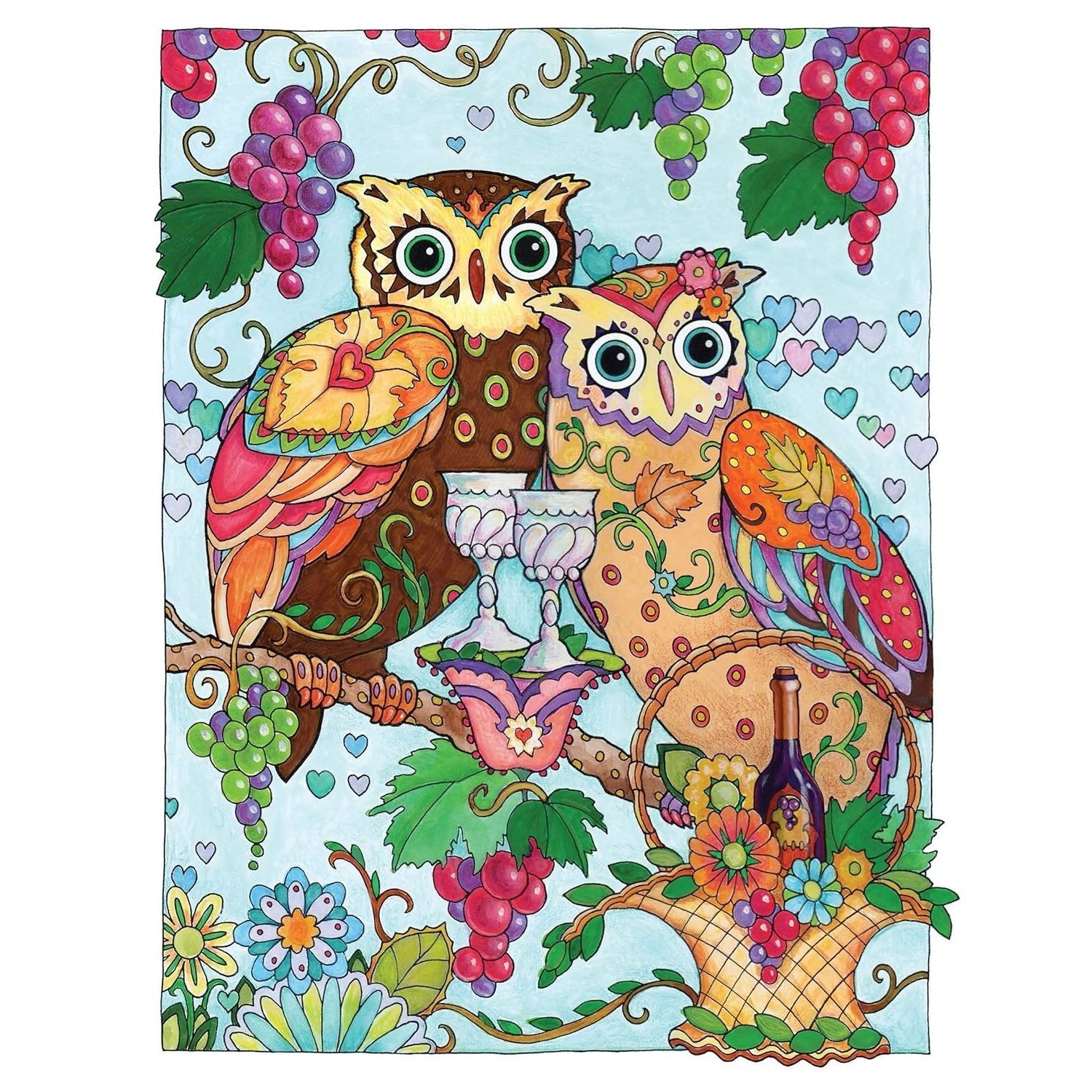 Creative Haven Owls Coloring Book