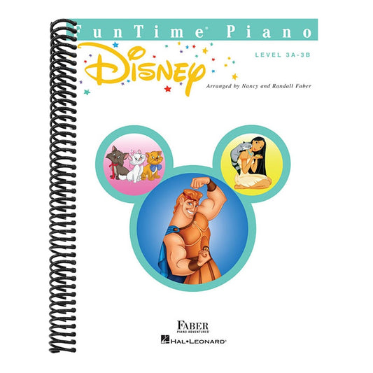 Funtime Piano Disney Piano Sheet Music 11 Classic & Modern Disney Songs for Level 3a-3b Arranged for Easy Learning Includes Beauty and the Beast, Froz