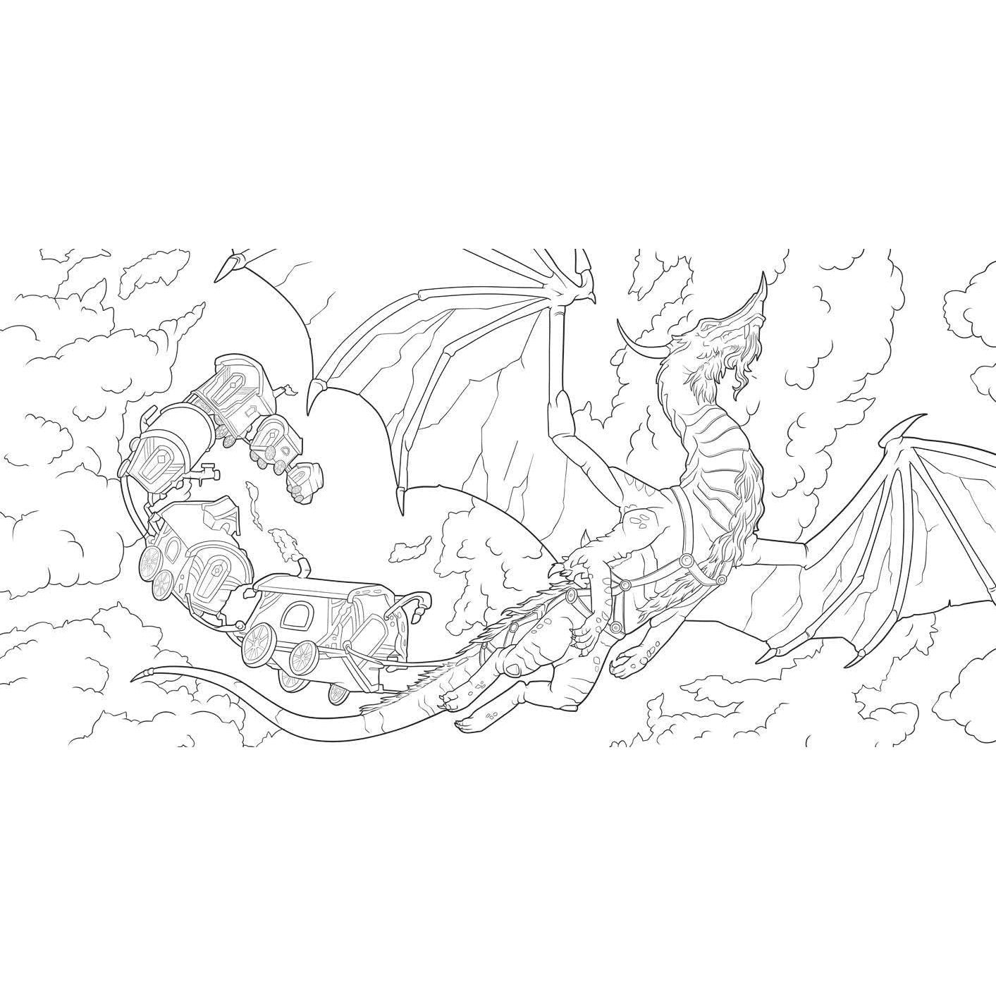 Dragons of the Realms (Dungeons & Dragons): An Official Dungeons & Dragons Coloring Book