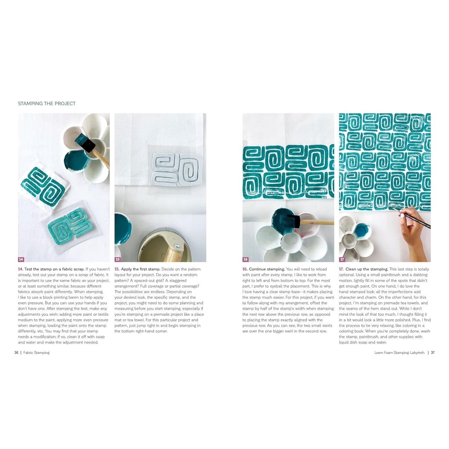 Fabric Stamping: A Simple Guide to Surface Design Using Block Printing and Foam Stamps