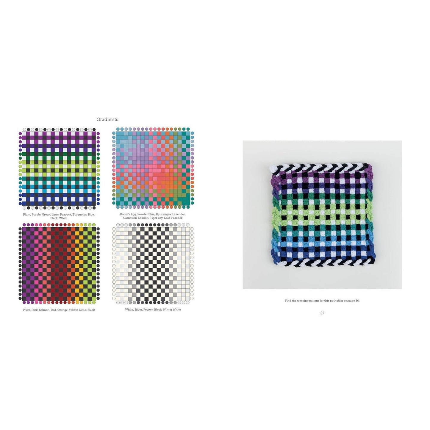 Potholder Loom Designs: 140 Colorful Patterns